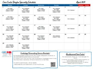 Specialty Calendar - Dayton_Second