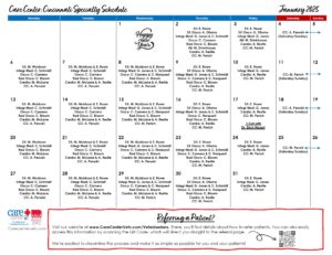 Specialty Calendar - Cincinnati_January